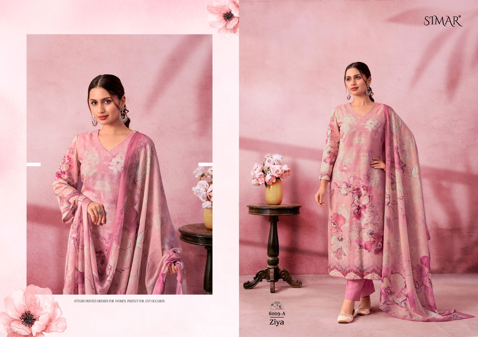Ziya By Glossy Linen Cotton Printed Dress Material Wholesalers In Delhi
